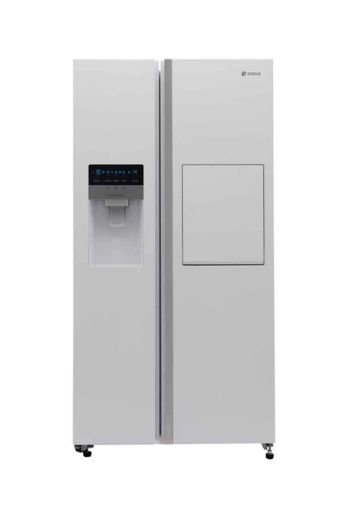 تصویر  یخچال و فریزر ساید بای ساید 32 فوت اسنوا مدل S2Di-M210-W