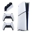 تصویر  کنسول بازی سونی مدل PlayStation 5 Slim Digital Edition ظرفیت 1 ترابایت ریجن 2016B اروپا به همراه دسته اضافی و پایه شارژر